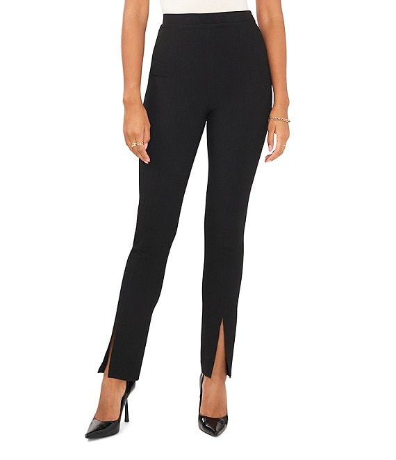1. STATE Crepe Split Front Pull-On Fitted Pants | Dillard's