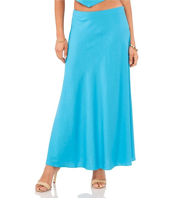 Bias Cut Maxi Skirt