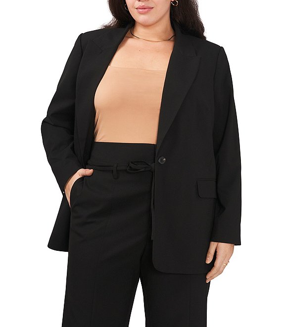 1. STATE Plus Size Collar Long Relaxed Fit | Dillard's