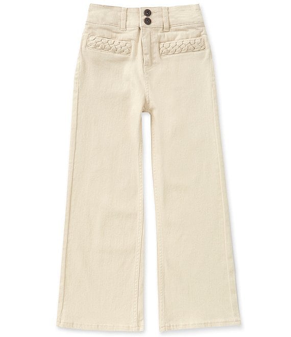 A Loves A Big Girls Braided Pocket Denim Jeans