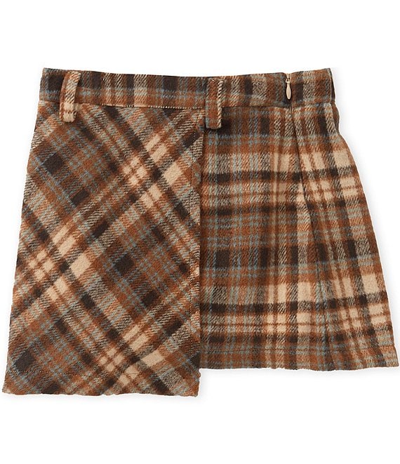 A Loves A Big Girls Plaid Wrap Skort