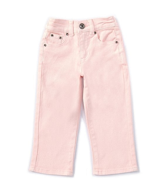 A Loves A Little Girls 2T-6X High Waist Distressed Wide Leg