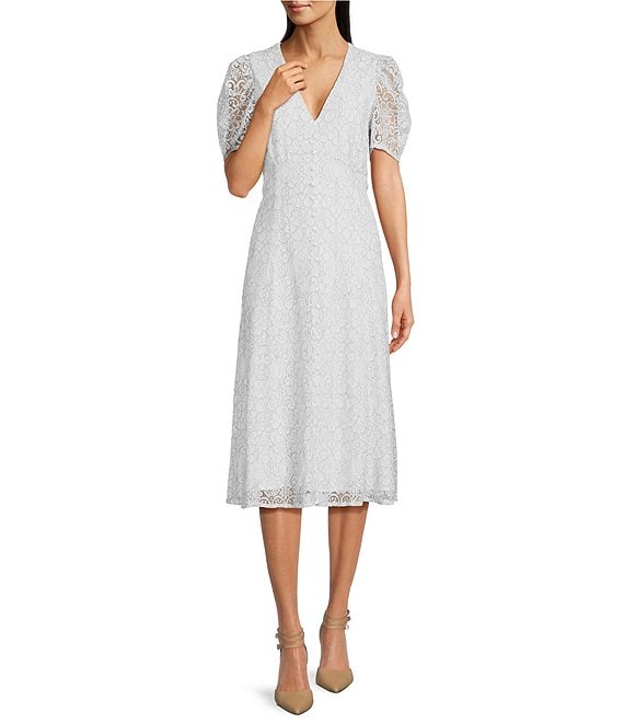 White lace 2025 dress dillards