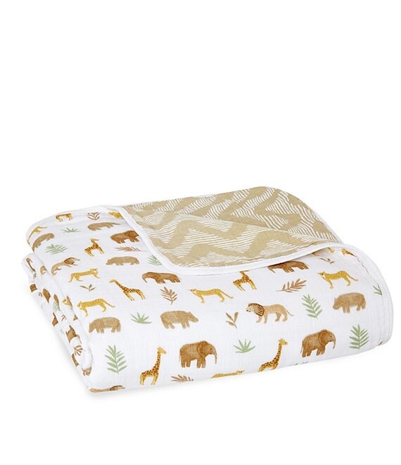 Aden + Anais Baby Tanzania Print Four-Layer Muslin Baby Blanket | Dillard's