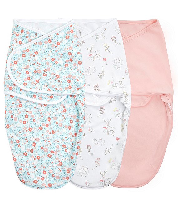 Aden + Anais Fairy Tale Flowers Essentials Wrap Swaddle 3-Pack
