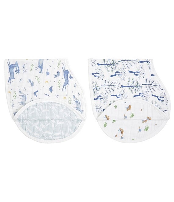 Aden + Anais Outdoors Organic Cotton Burpy Bib 2-Pack | Dillard's