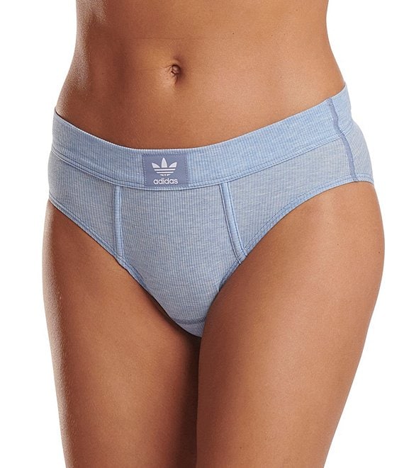 Adidas Adicolor Flex Ribbed Cotton Bikini Panty | Dillard's