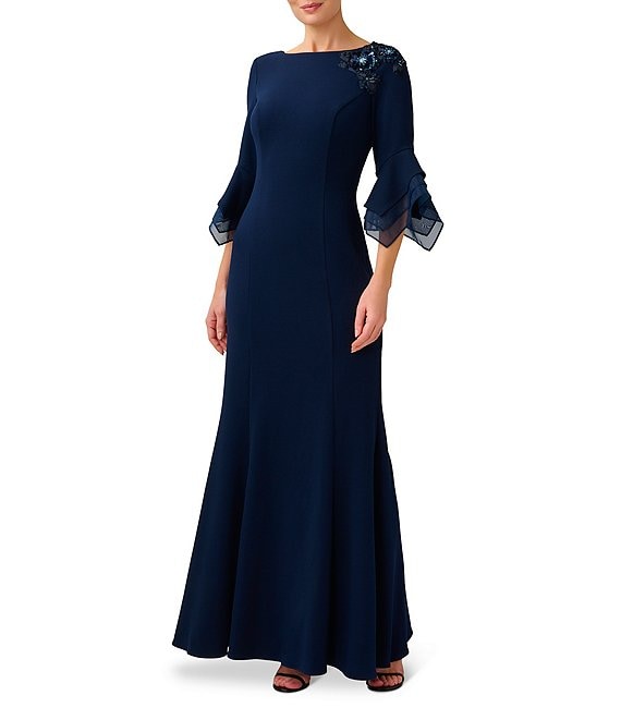 Size 4 Adrianna Papell AP1E208445 Blue Heather Mother of Bride Dress –  Bridal Sense
