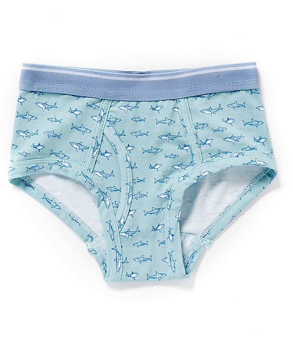 Little Boys 2T-5 Shark Print Brief Underwear