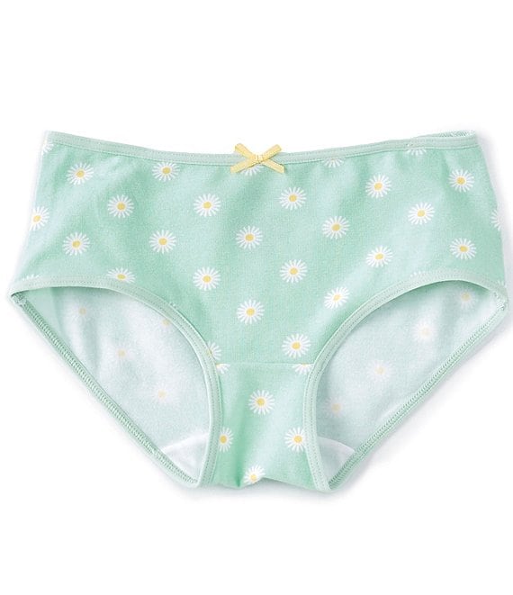 Color:Green - Image 1 - Adventure Wear by Copper Key Little Girls 2T-5 Daisies Brief Panties