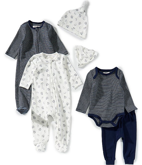 Adventurewear 360 Baby Boys Long Sleeve Football 7-Piece Layette Set