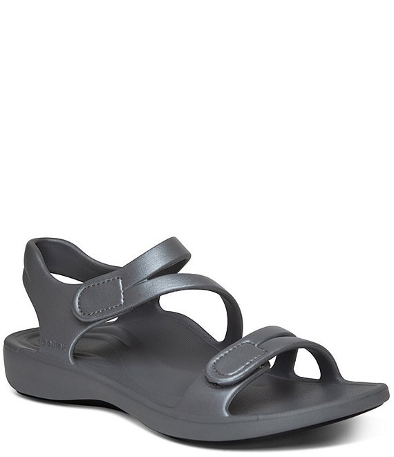 Color:Grey - Image 1 - Jillian Sport EVA Water Friendly Sandals