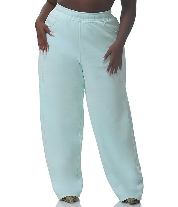 AFRM Plus Size Ryan Coordinating Fleece Barrel Leg Sweatpants