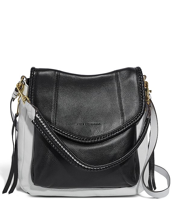 Women's Color-Block Leather Crossbody Bag