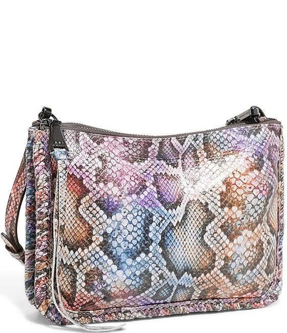 Aimee Kestenberg Famous Double Top Zip Leather Crossbody Bag | Dillard's
