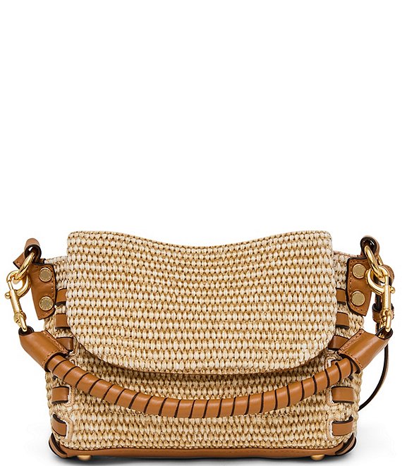 AIMEE Zen Raffia Mini Crossbody Bag