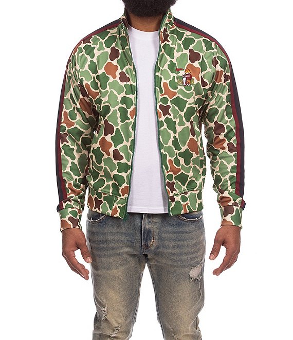 AKOO Chip Camouflage Print Track Jacket