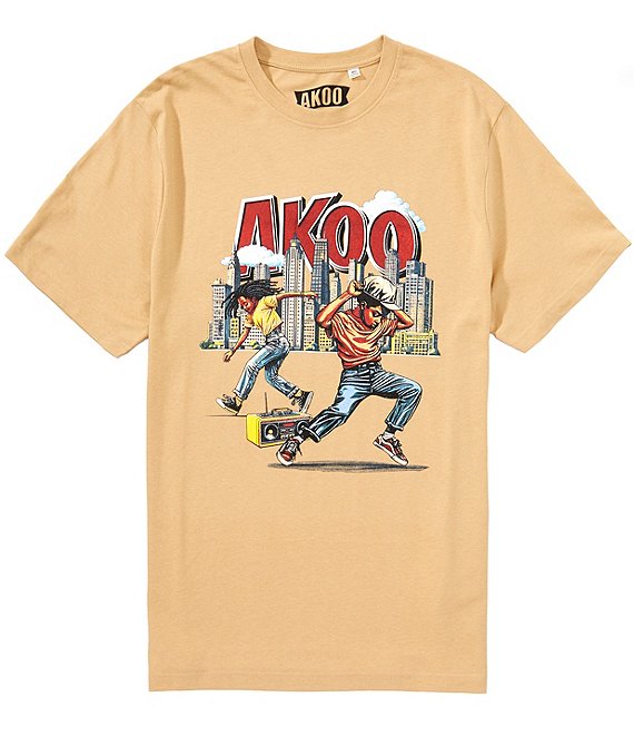AKOO Get Down Graphic Short Sleeve Jersey T-Shirt