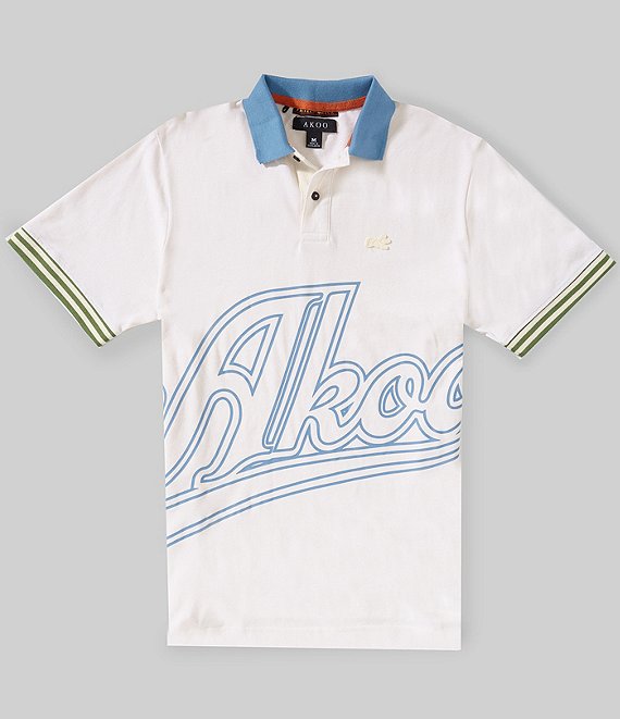 AKOO Kings Cup Printed Pique Polo Shirt