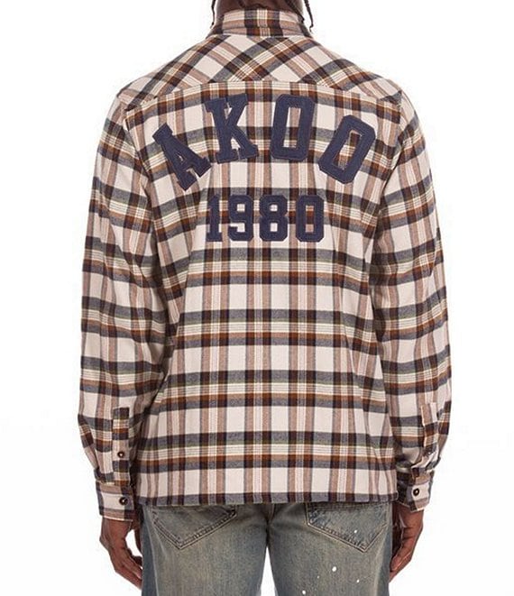AKOO Logo Plaid Woven Shirt