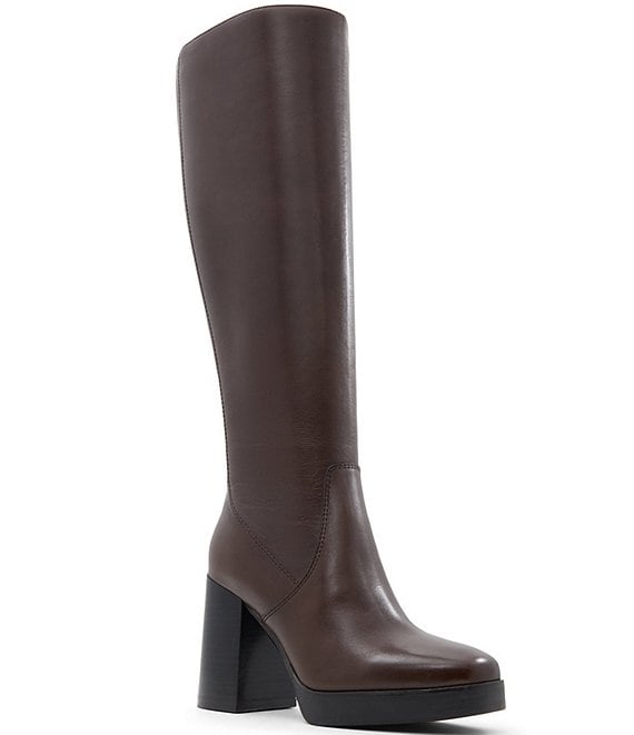 ALDO Equine Platform Block Heel Tall Boots | Dillard's