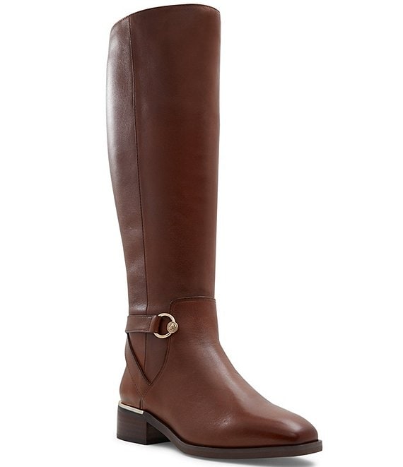 ALDO Eterimma Leather Tall Riding Boots | Dillard's