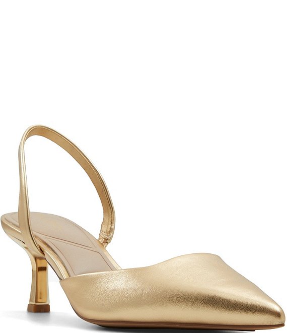 Dillards gold pumps online