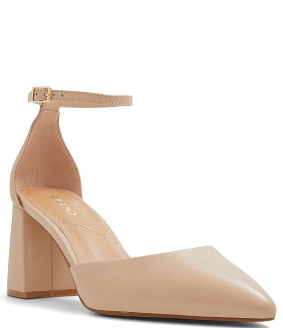 Dillards store nude pumps