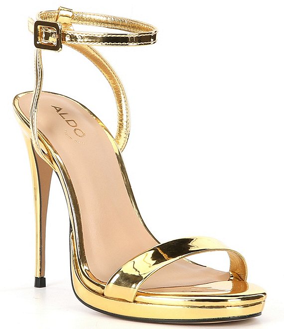 ALDO Kat Patent Ankle Strap Sandals | Dillard's