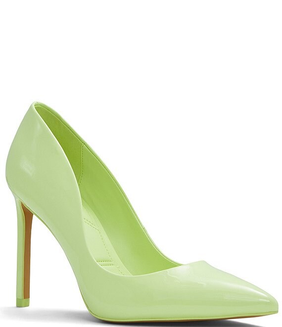 lime green heels aldo