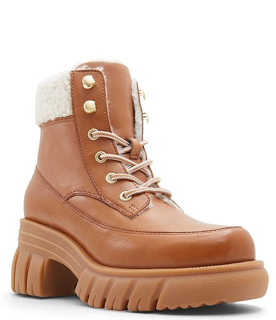 Aldo hotsell tan booties