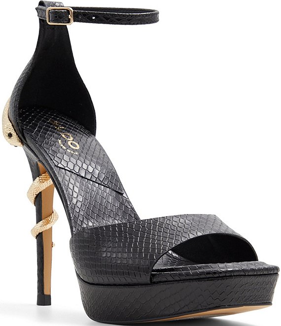 Aldo snake print heels hotsell