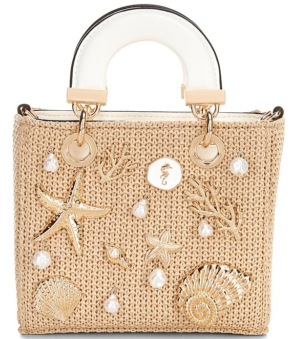 ALDO Seashellminiix Resort Satchel Top Handle Bag