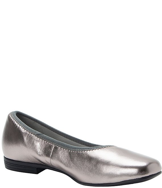 Alegria Arielle Metallic Leather Ballet Flats
