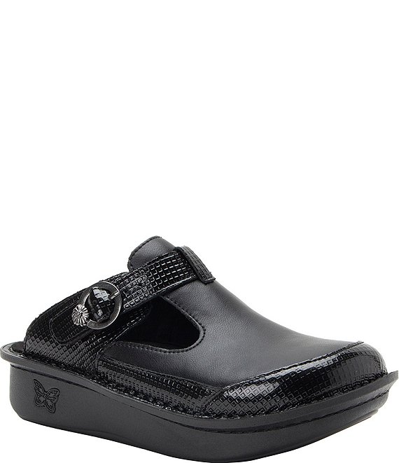 Alegria Classic Danish Cookie Leather Clogs