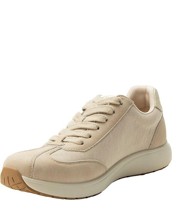 Alegria Eazeer Nylon Lace Up Side Zip Sneakers | Dillard's