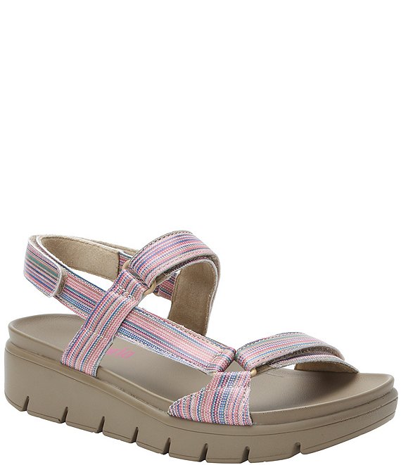 Alegria Henna 3 Strap Platform Sandals
