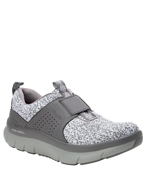 Color:Grey - Image 1 - Rotation Dream Fit Knit Slip-On Sneakers