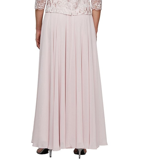 Alex Evenings Long Chiffon A Line Full Skirt | Dillard's Alex Evenings Long Chiffon A Line Full Skirt | Dillard's