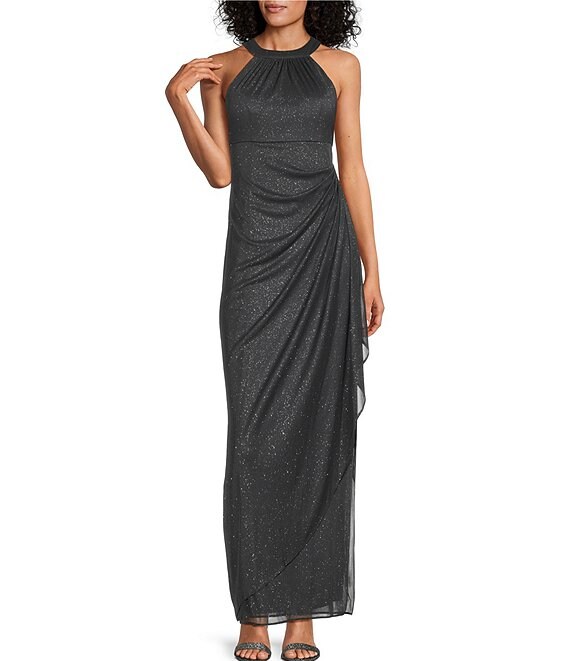 Alex evenings petite discount long evening gowns