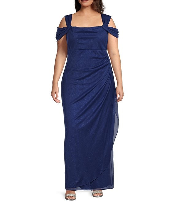 ALEX EVENINGS Plus Size 20W Navy Blue Dress NWT $239 | eBay