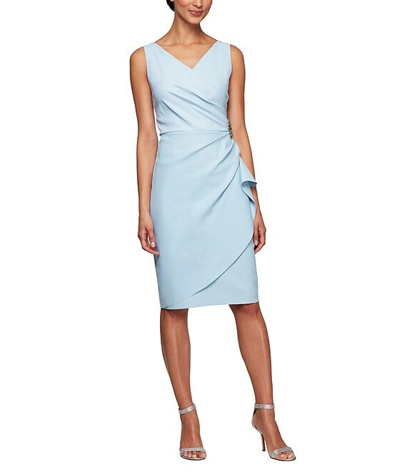 Alex Evenings Ruched Sheath Dress | Dillard's