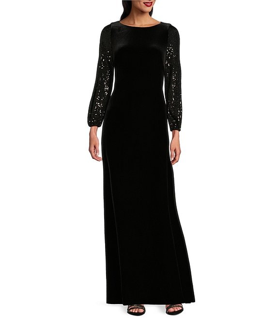 Dillards black shops evening gowns