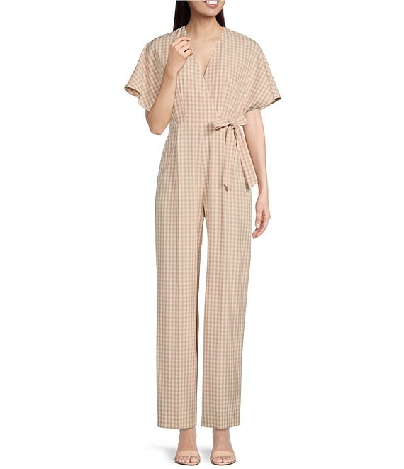 Buy FABALLEY Pink Solid Georgette Regular Fit Women's Jumpsuit | Shoppers  Stop