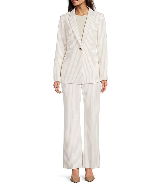 Alex Marie Liza Anywhere, Everywhere Coordinating Novelty Stripe Peak Lapel Blazer