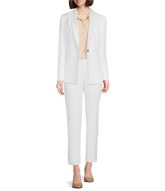 Alex Marie Liza Anywhere, Everywhere Peak Lapel Blazer & Coordinating High Rise Ankle Pants