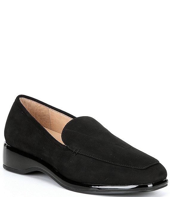 Color:Black - Image 1 - Lynore Suede Loafers