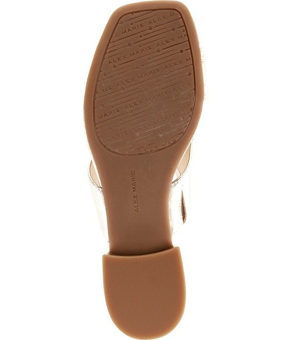 Alex Marie Nancy Leather Ornamented Toe Loop Sandals | Dillard's