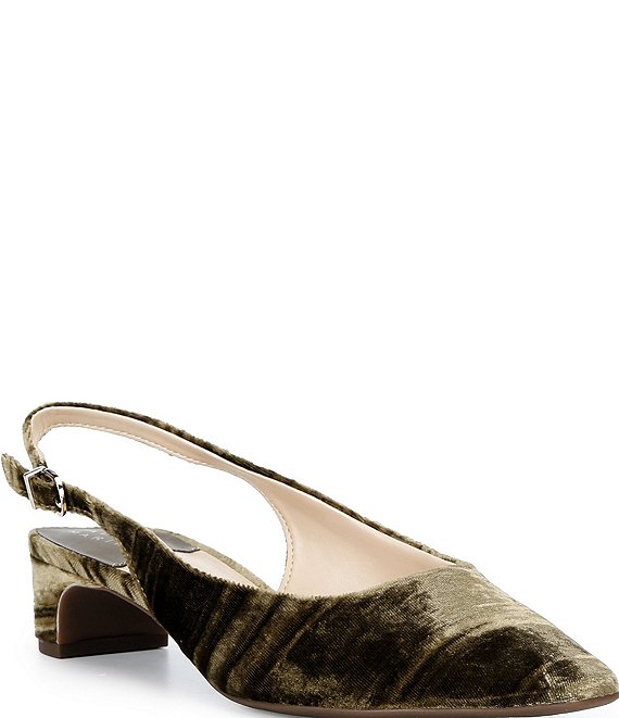 Alex Marie Rumi Velvet Slingback Pumps