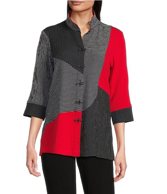 Asher Puff Sleeve Tunic | Green/Multi – Charlotte's Inc